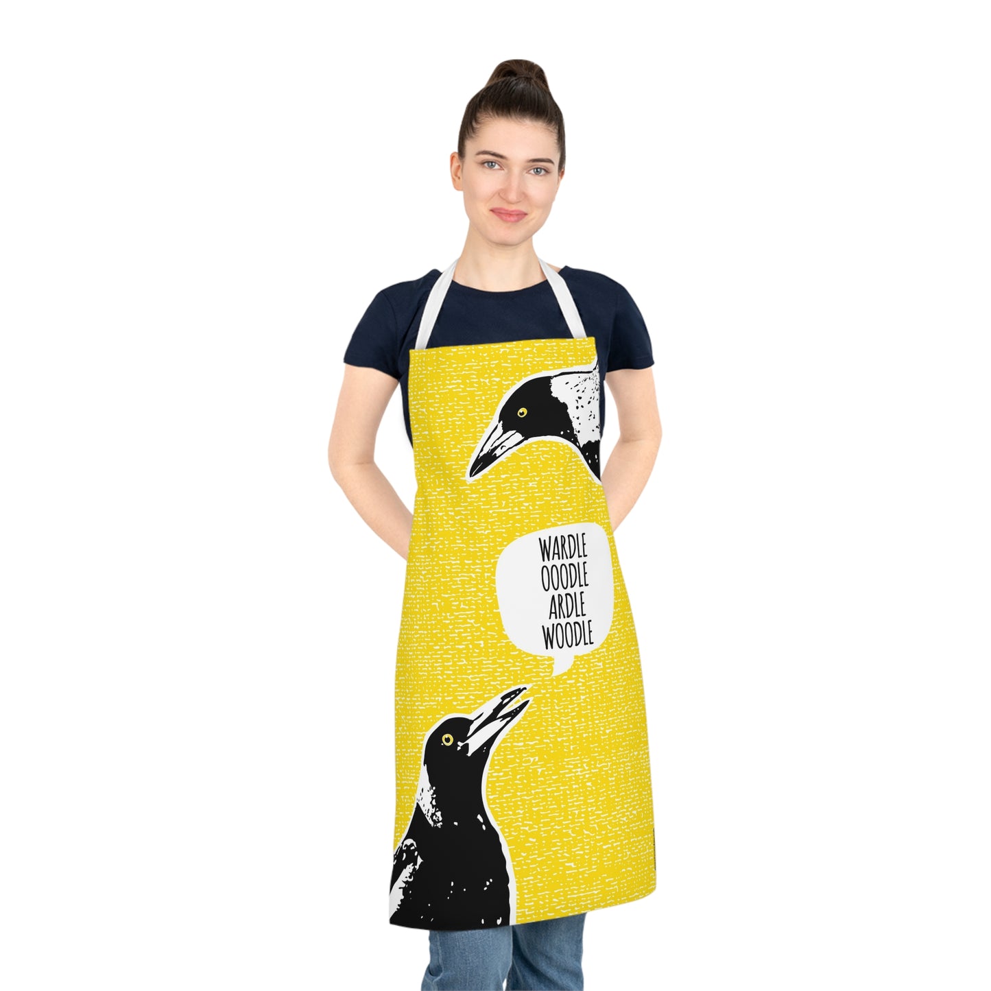 Magpie Talk apron