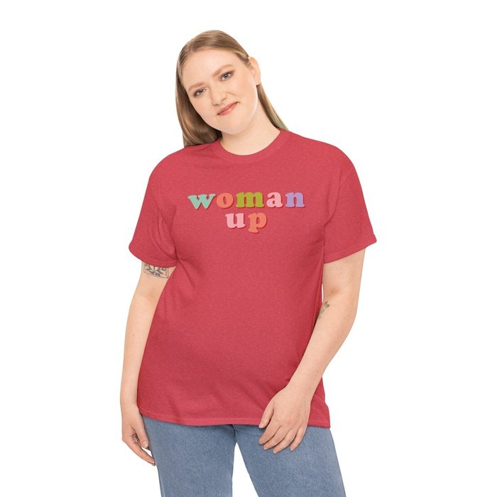 Woman Up classic cotton t shirt