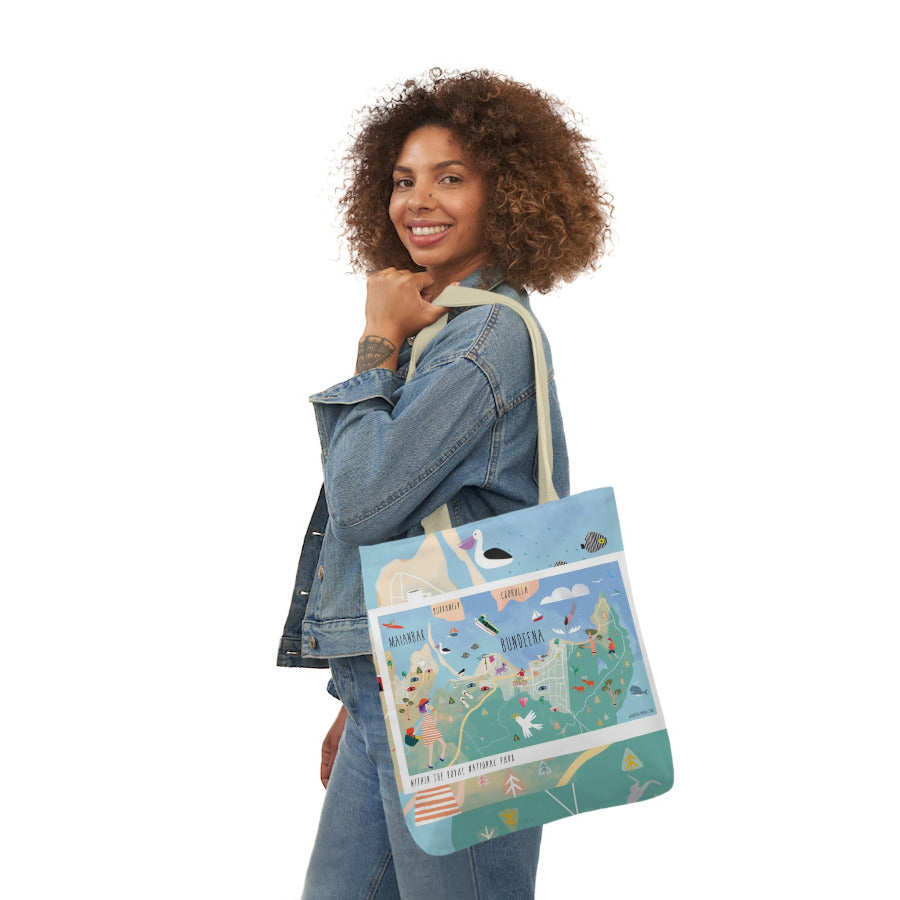 Bundeena NSW oversized tote bag