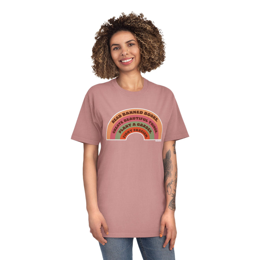 RTS 3XL faded rose Fight Fascism t shirt
