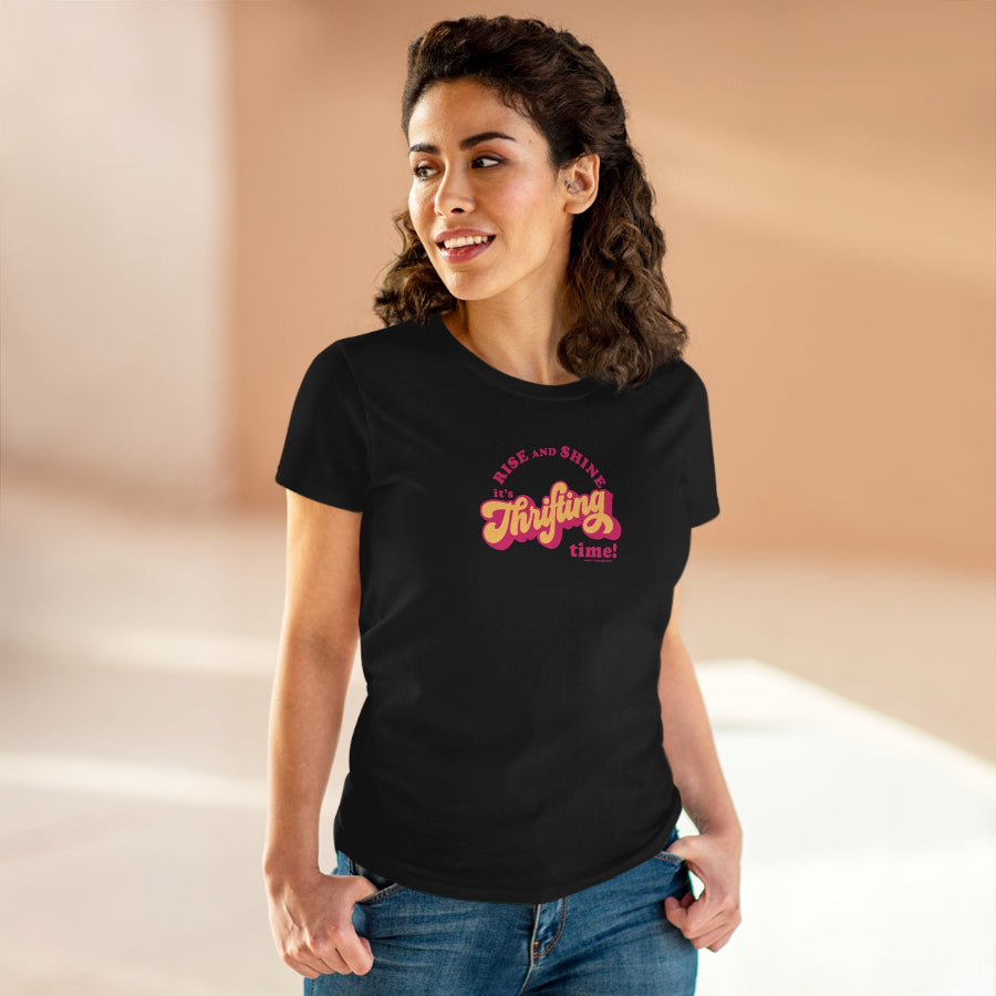 It's Thrifting Time semi-fit t shirt