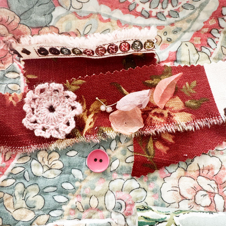 Slow stitch Lily the Pink pack