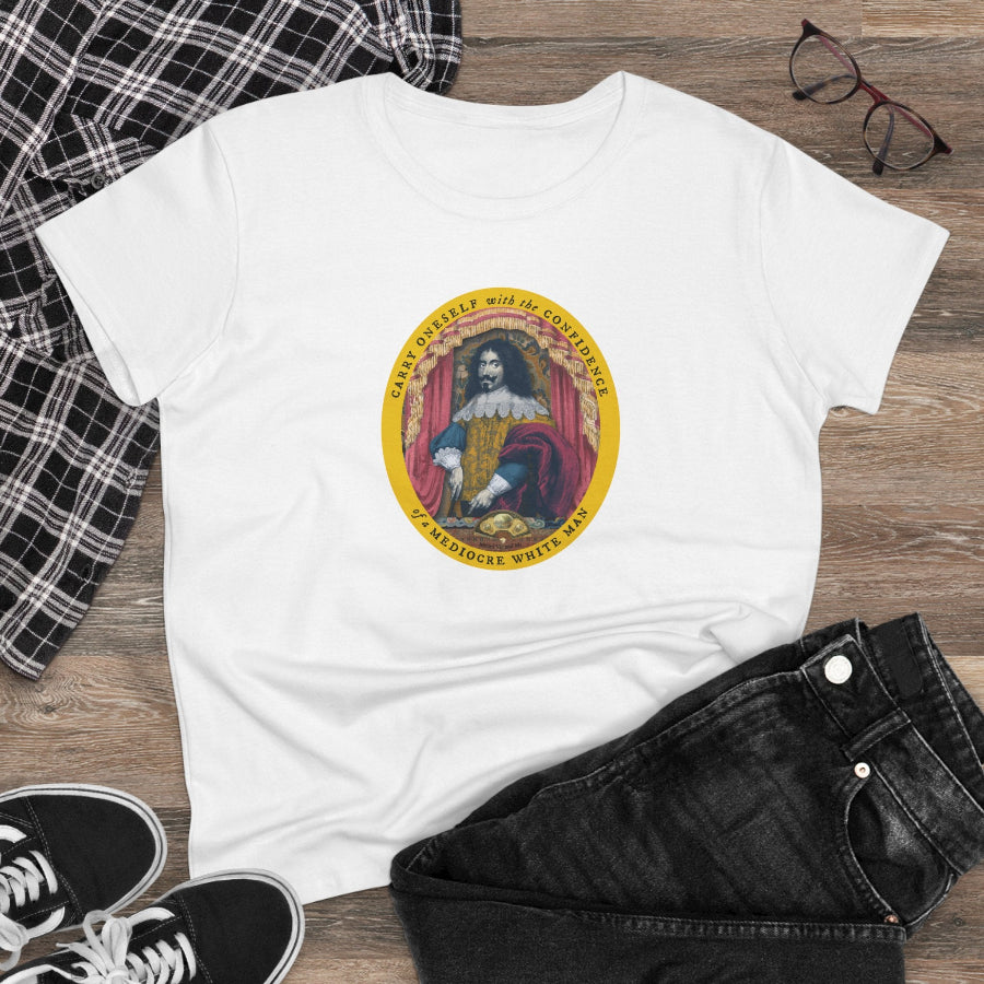 Mediocre white man semi-fit t shirt