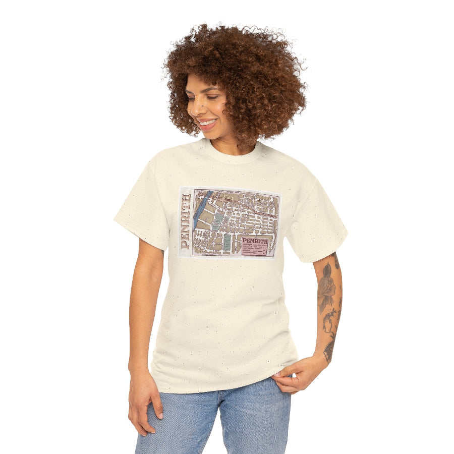 Penrith vintage map cotton t shirt