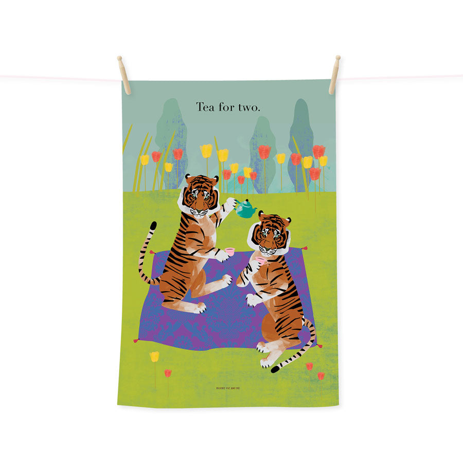 PRE ORDER Tea for Two tea towel