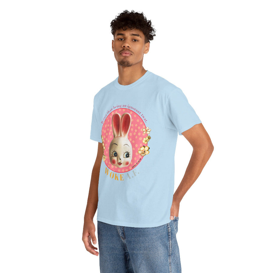 RTS WOKE AF classic t shirt white