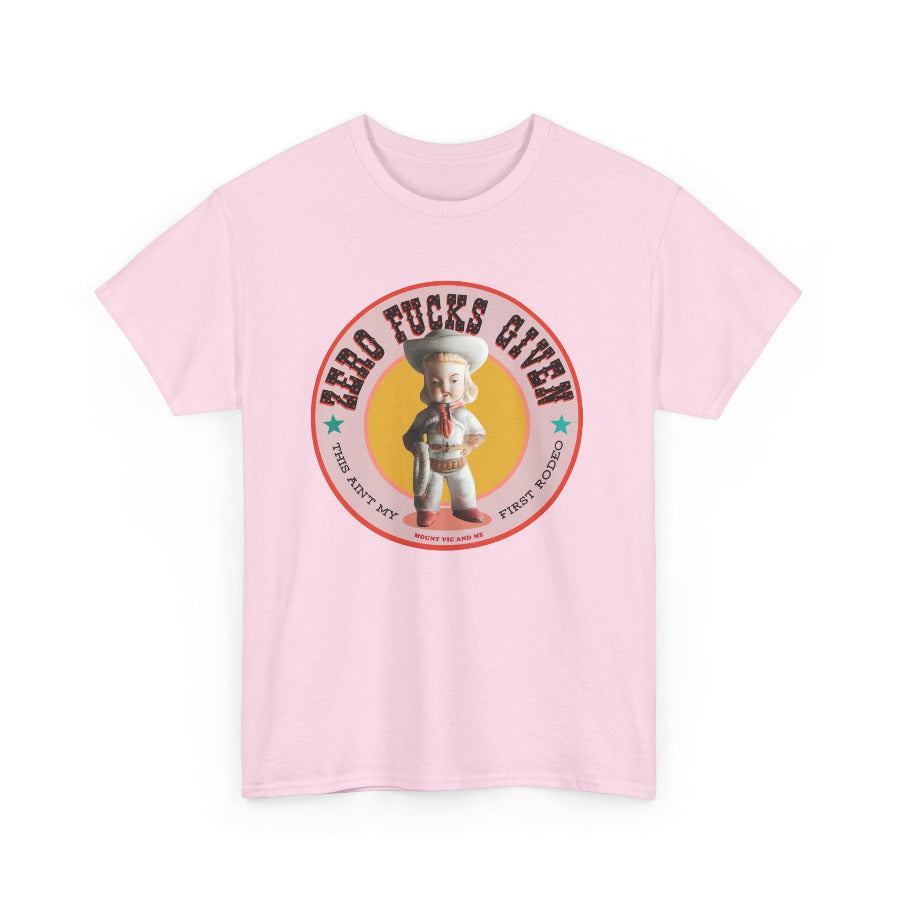 Zero fucks given classic cotton t shirt