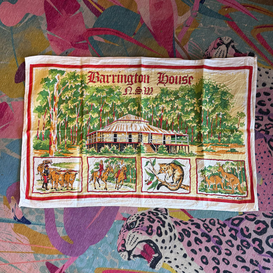Barrington House tea towel