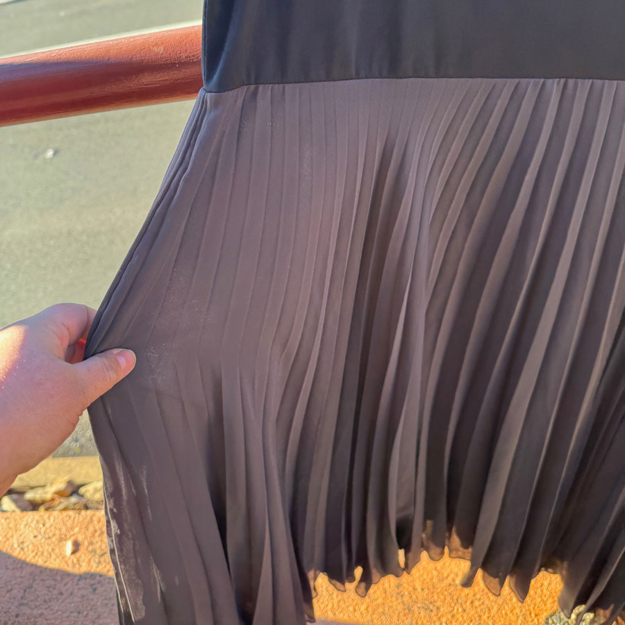 sz 18 Bittermoon NZ aubergine skirt