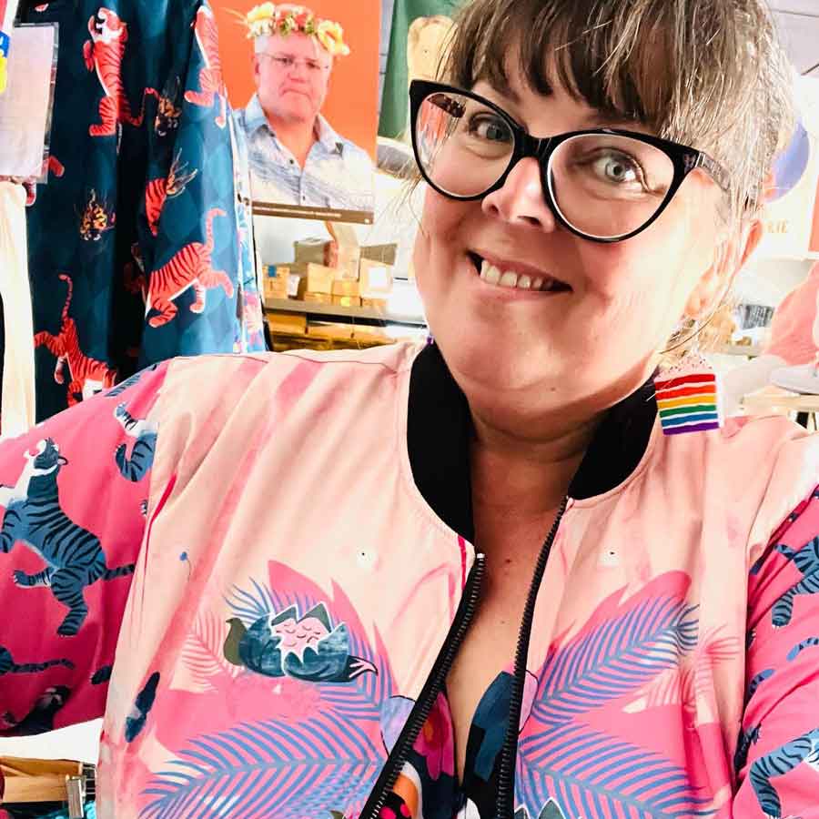 Kitsch Pink Leopards Women's Bomber Jacket