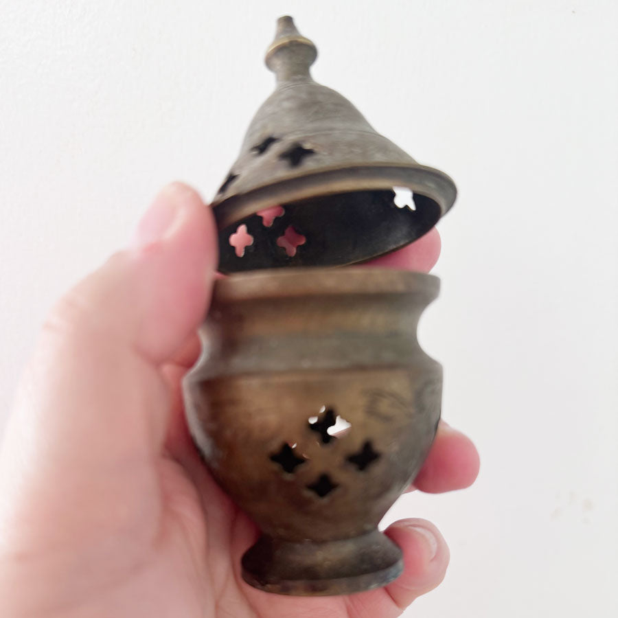 Brass incense burner