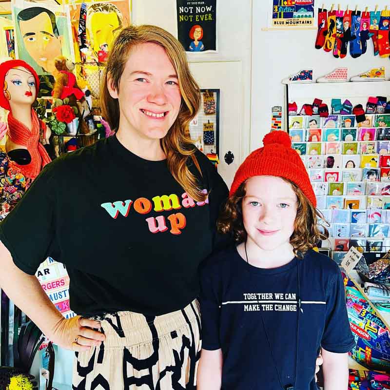 Leura vintage map cotton t shirt