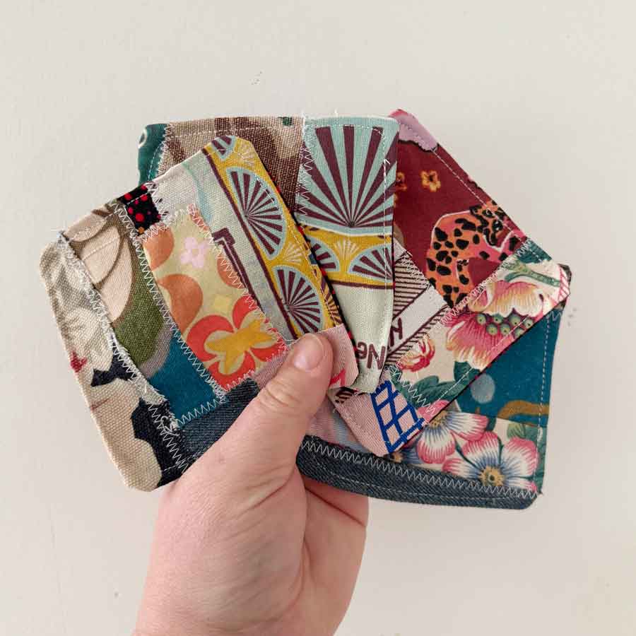 Shabby handmade coasters