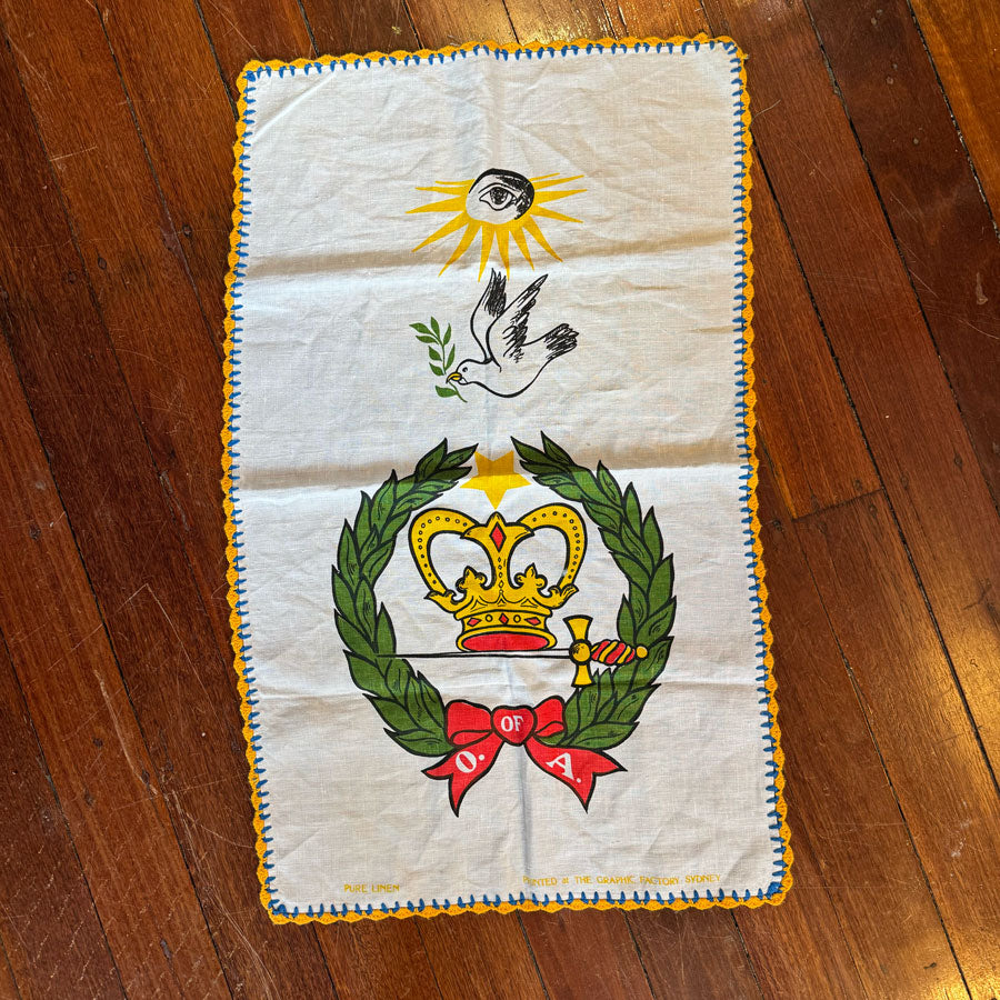 Order of the Amaranth tea towel