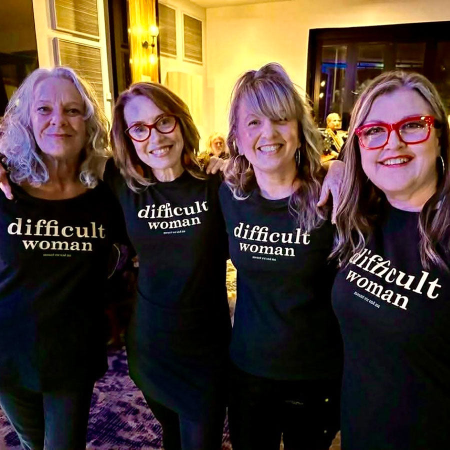 RTS Difficult Woman black classic t shirt
