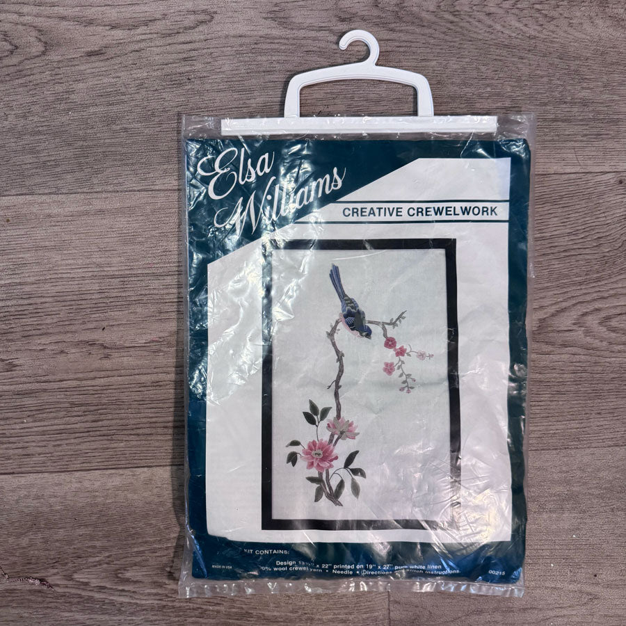 Elsa Williams Asian Bird embroidery kit