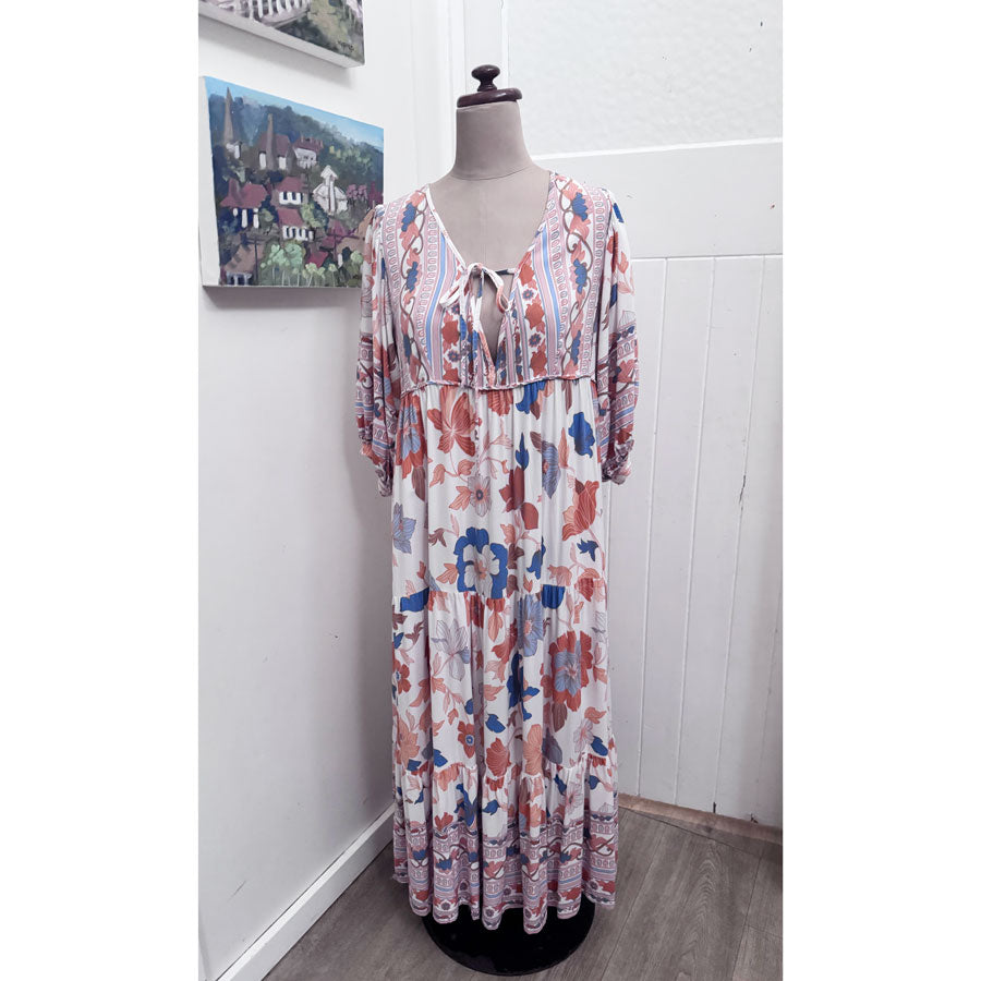 sz 14 floral maxi dress