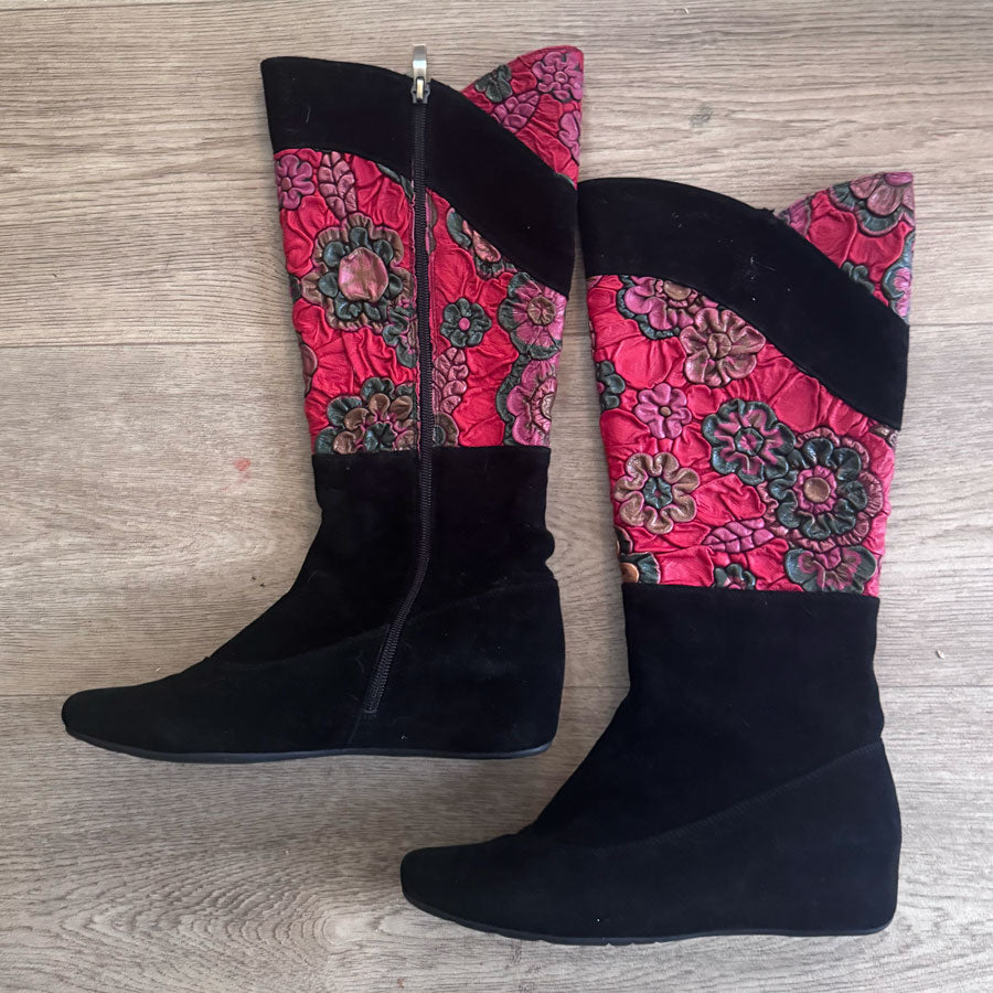 sz 39 knee funky boots