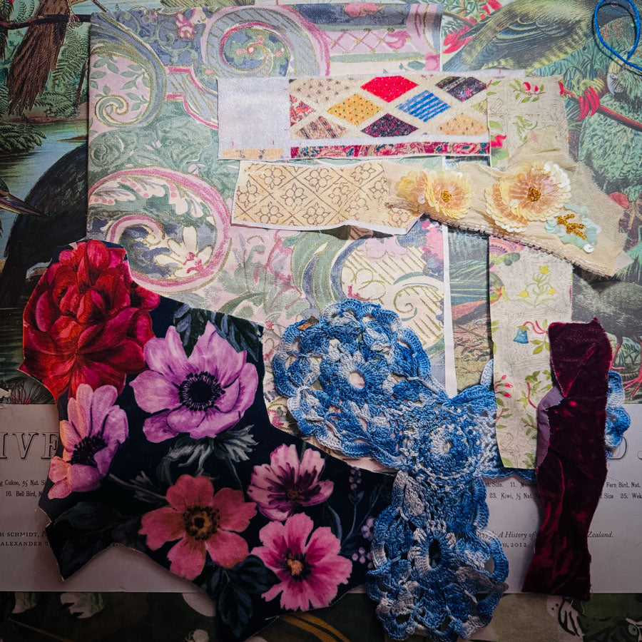 Hodge podge scraps slow stitch pack