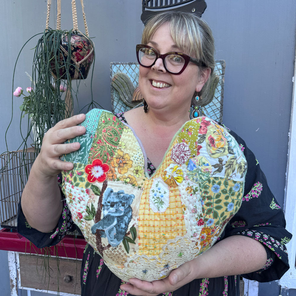 Handmade: Kewpie doll cushon