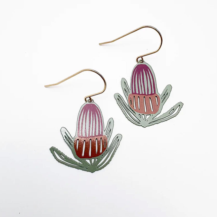 Mini Banksia earrings