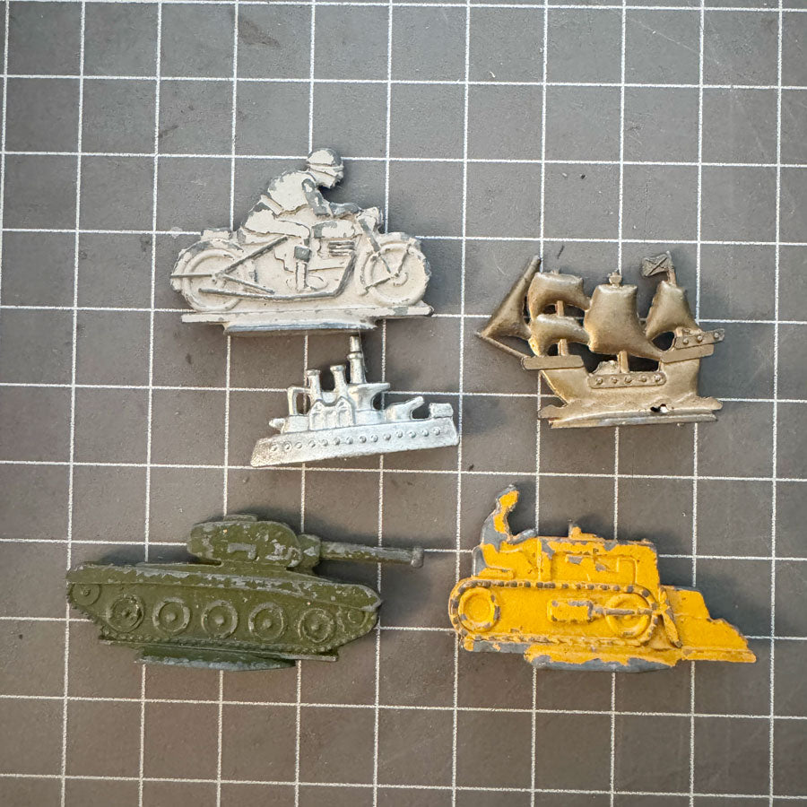 Monopoly metal pieces