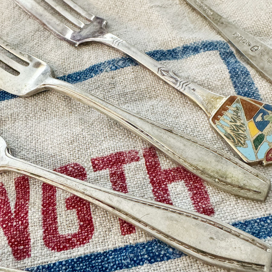 Set 6 pastry dessert forks