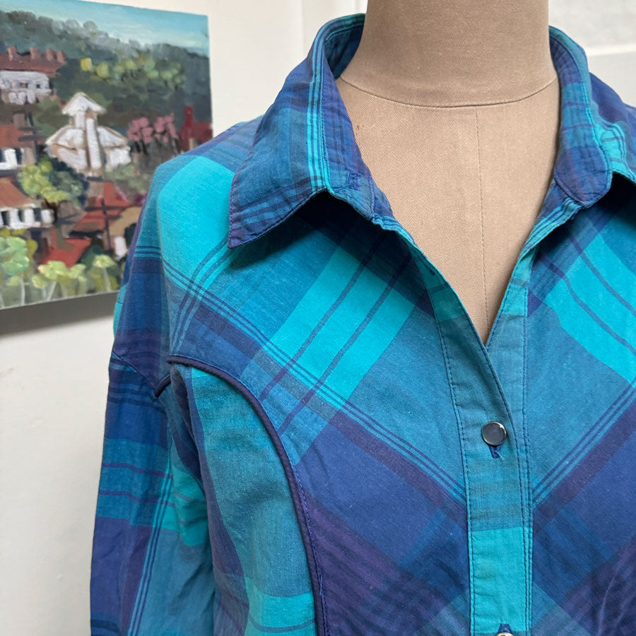 sz 22 1980s western ladies shirt