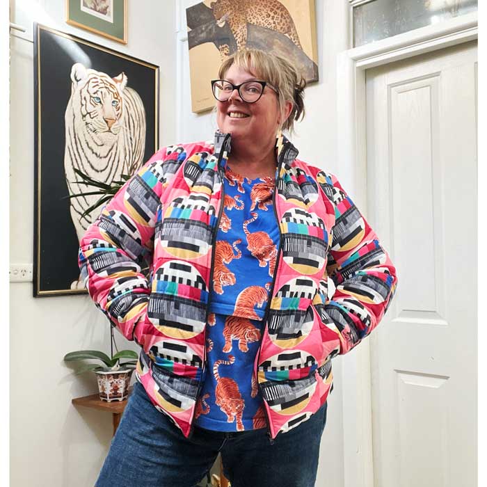 Acapulco Fiesta women’s puffer jacket