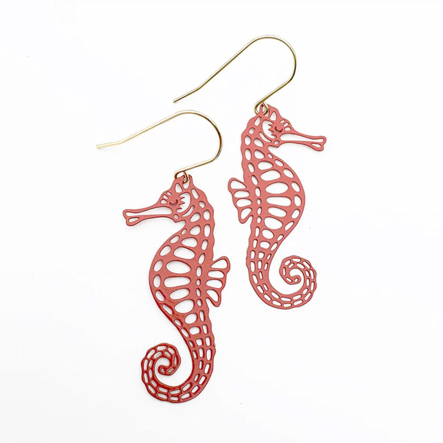 Seahorse earrings