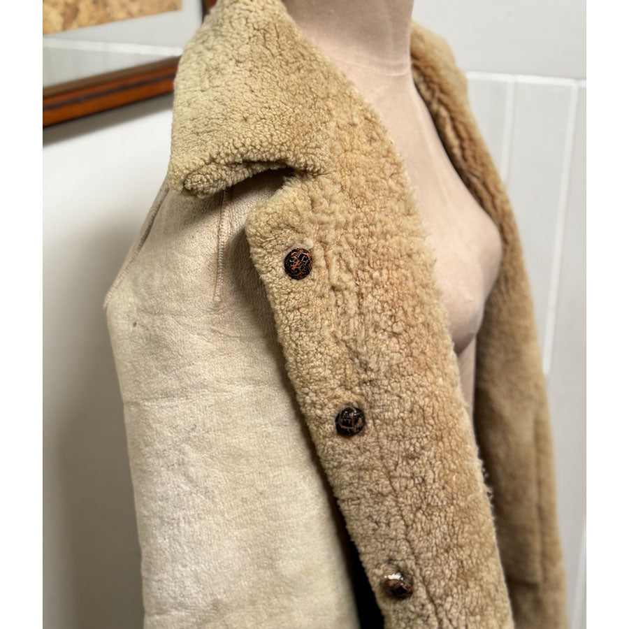 Vintage sheepskin coat