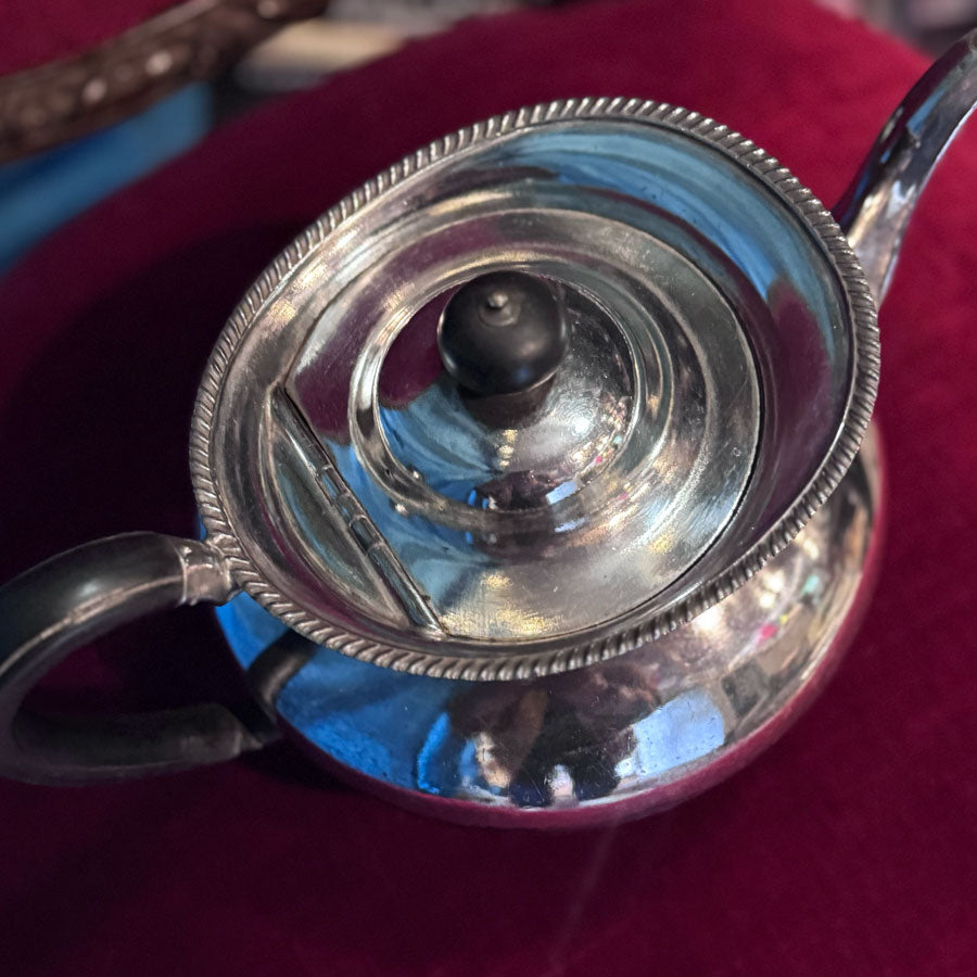 Vintage silver plated tea pot