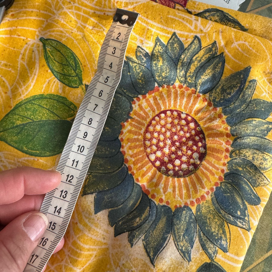 Happy sunflower cotton fabric