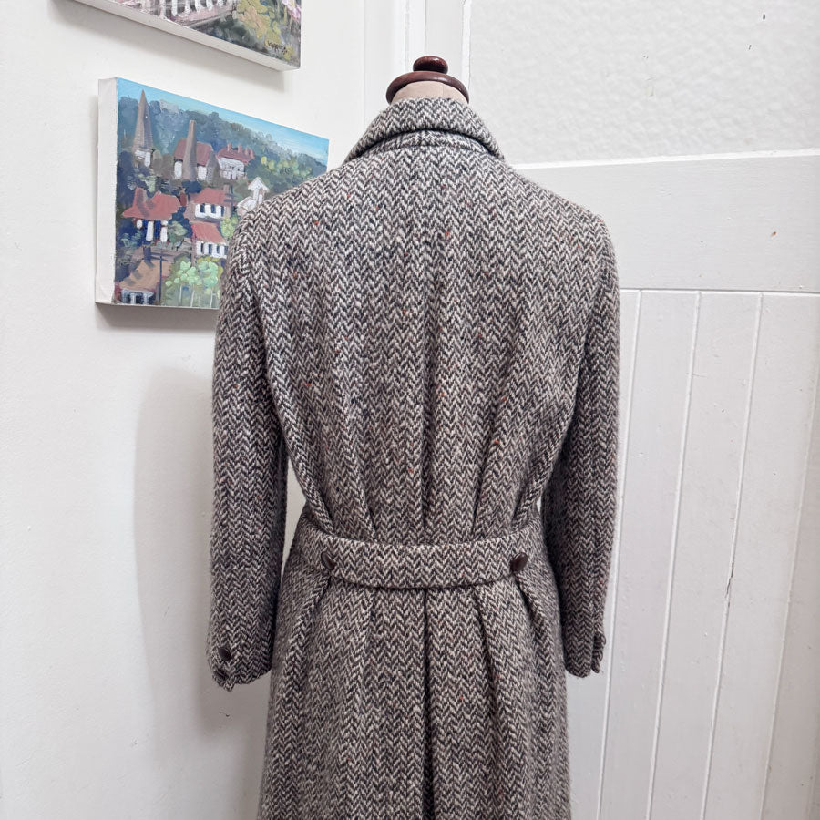 small Tweed double-breasted coat