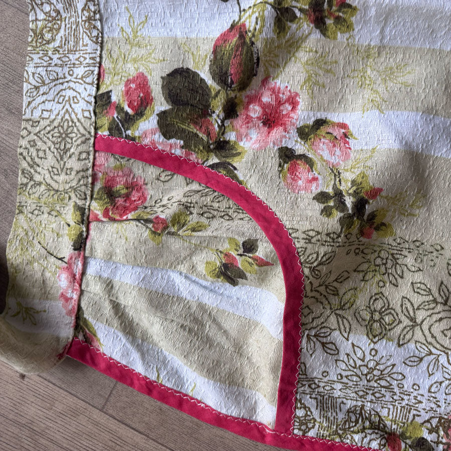 Vintage seersucker apron