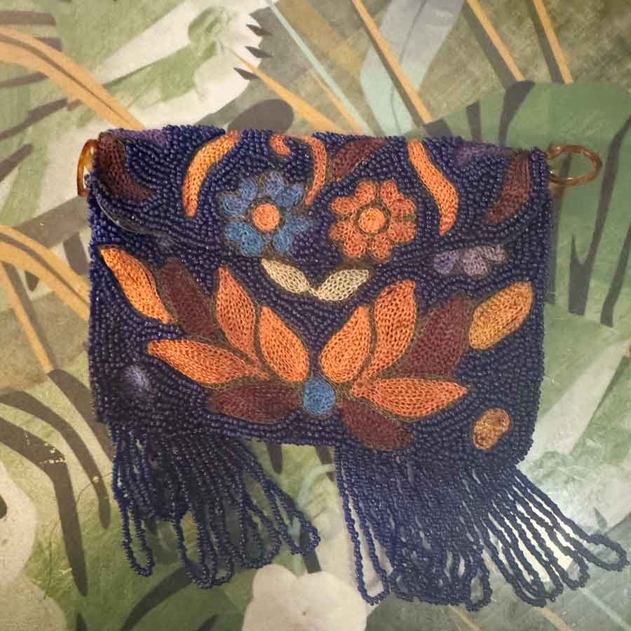 Antique beaded purse