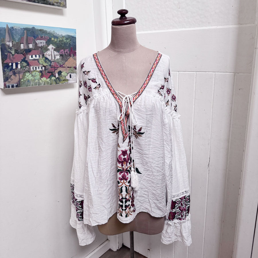 Freesize gypsy boho blouse