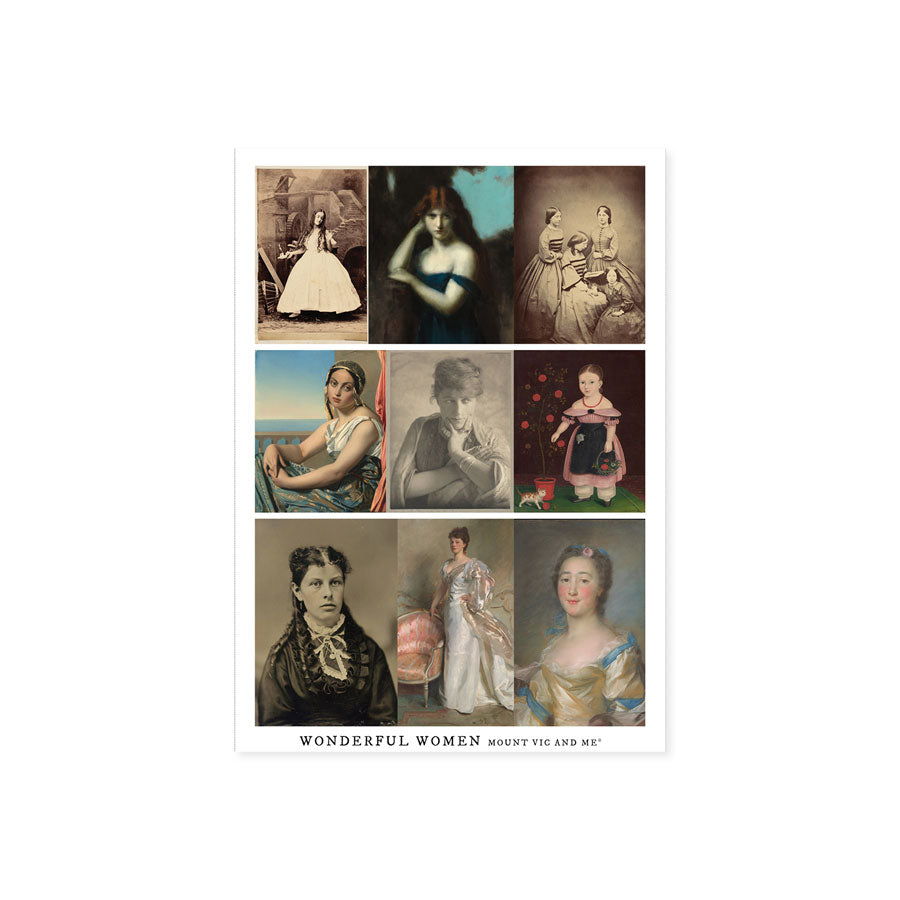 Mini cotton panel : Wonderful women