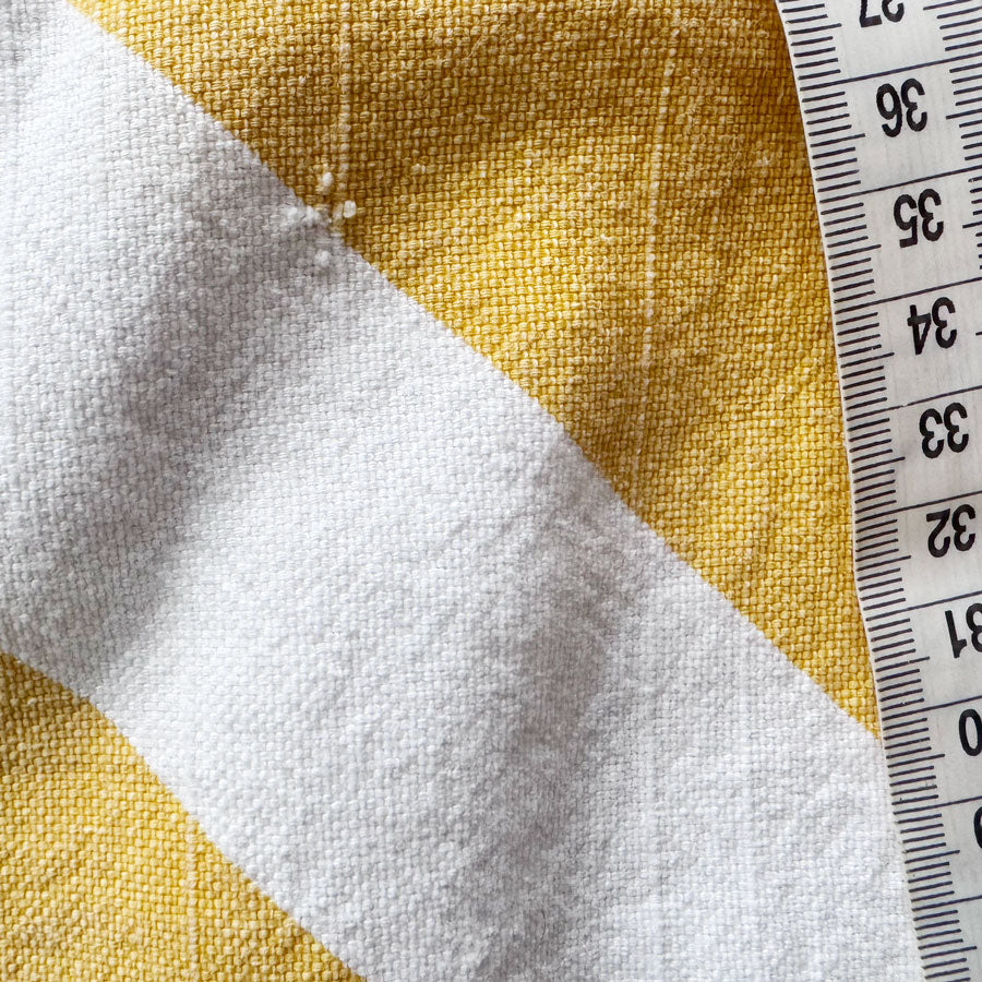 3m+ Yellow chevron cotton fabric