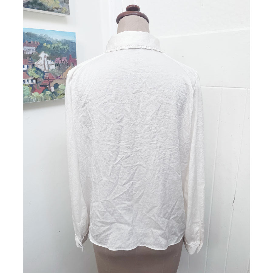 sz XL Zara pussy bow blouse