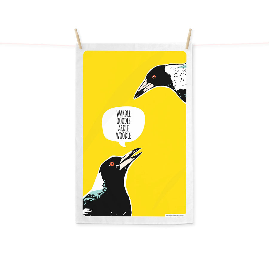 Bird tea towels