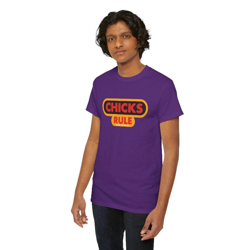 Chicks Rule classic cotton t shirt