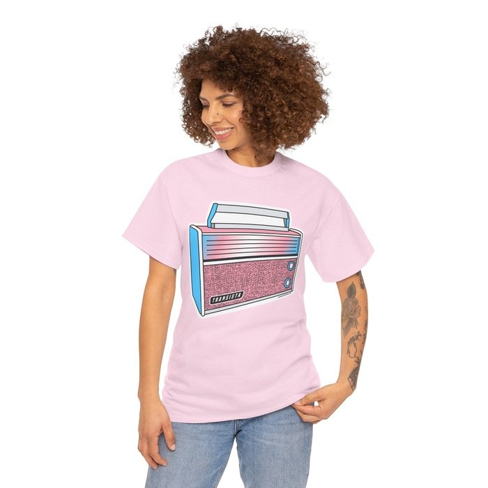 Transista radio classic cotton t shirt
