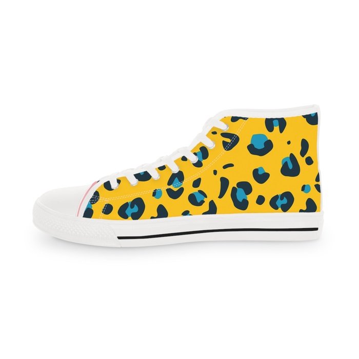 Kitsch cat high top mens sneakers