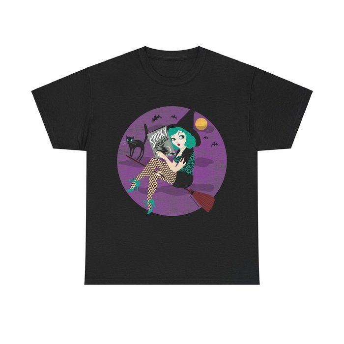 Kitsch Witch classic cotton t shirt