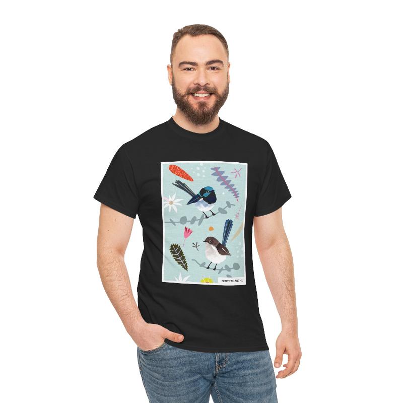 Fairy Wrens classic cotton t shirt