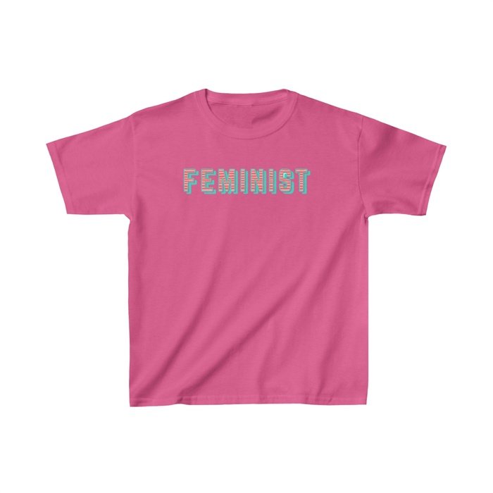 Feminist kids classic t shirt