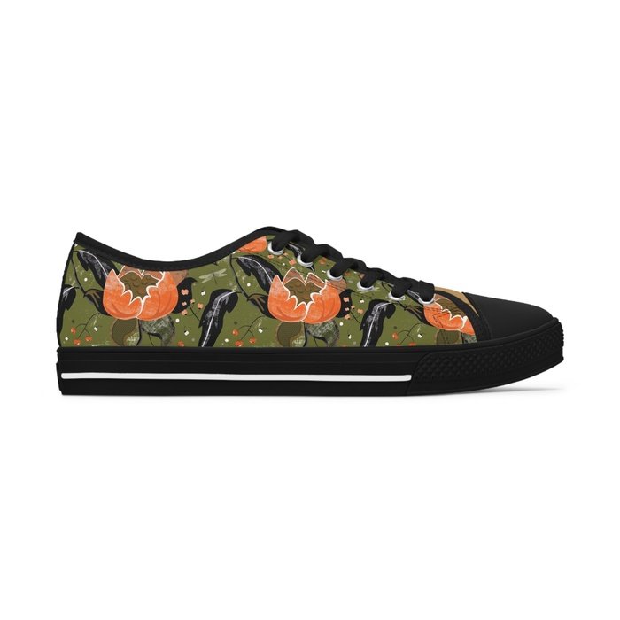 Vintage Chintz womens low top sneakers