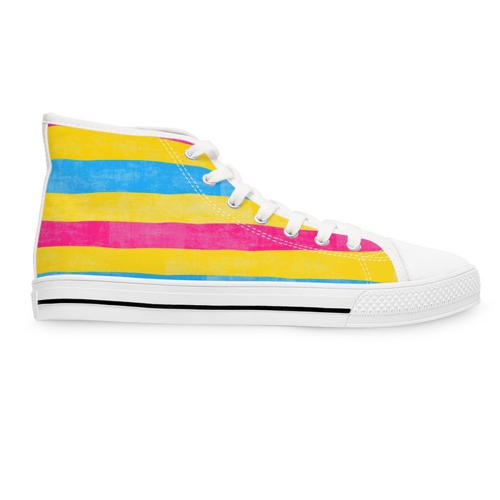 Pan high top womens canvas sneakers Mount Vic and Me