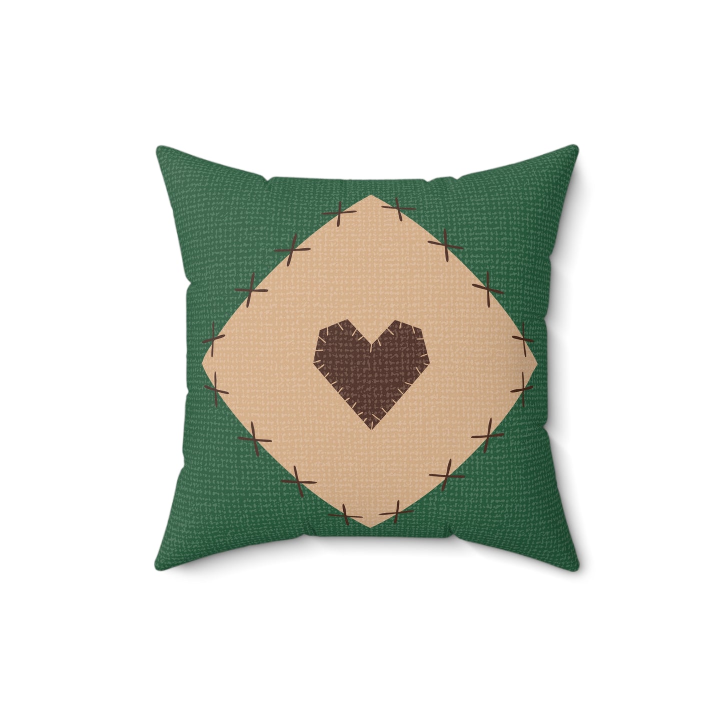 Tree Hugger faux suede cushion